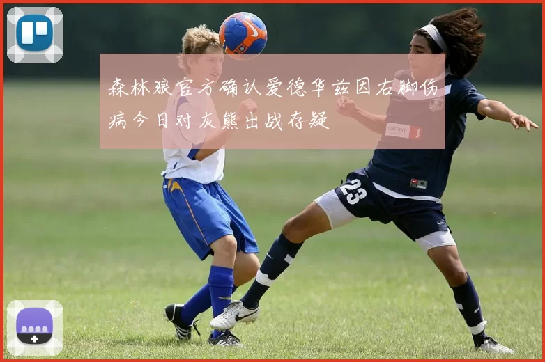 森林狼官方确认爱德华兹因右脚伤病今日对灰熊出战存疑